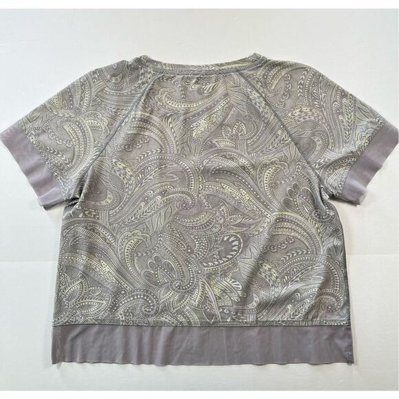 Lululemon Stripe In Stride Short Sleeve In Spirit Multi Mesh Detail Size 8 EUC - Picture 2 of 6